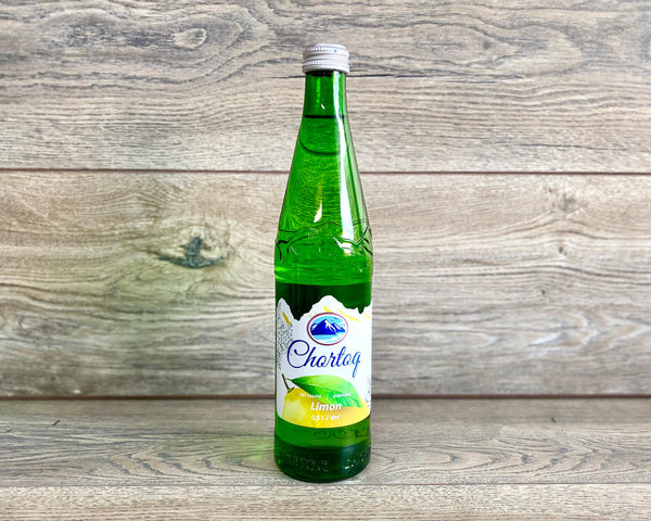 Gazets dabīgais minerālūdens CHORTOQ  ar Citrona garšu [ 0,500 L ]