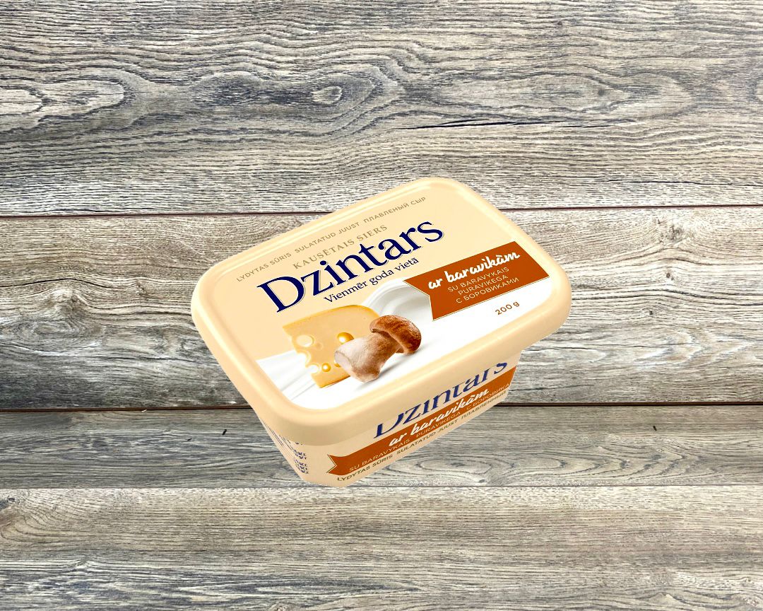 Kausētais siers ar baravikām [ 200 G ]