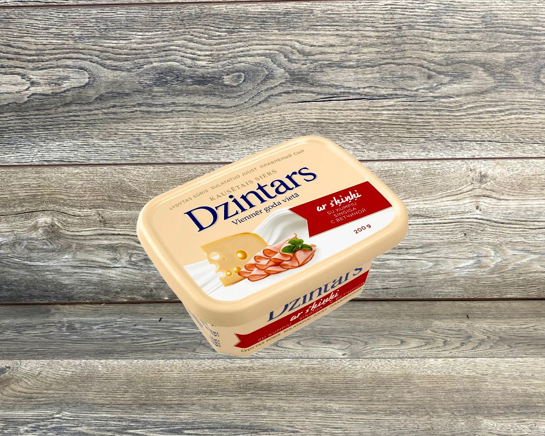 Kausētais siers ar šķinķi [ 200 G ]