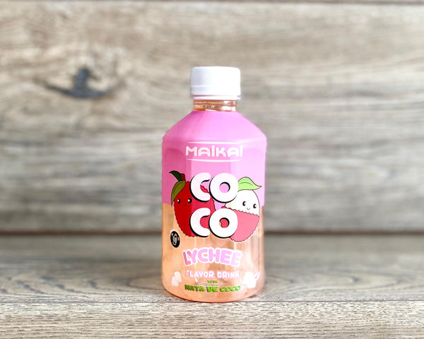 MAIKAI COCO ličī garšas dzēriens ar nata de coco gabaliņiem [ 280ML ]