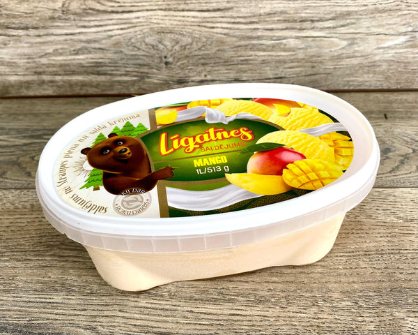 Mango plombīra saldējums  Līgatnes   [ 1000 ML ]