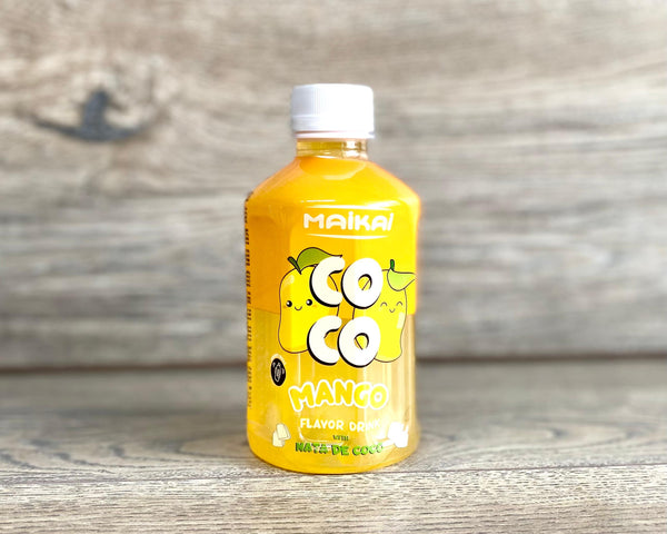 MAIKAI COCO mango garšas dzēriens ar nata de coco gabaliņiem [ 280ML ]