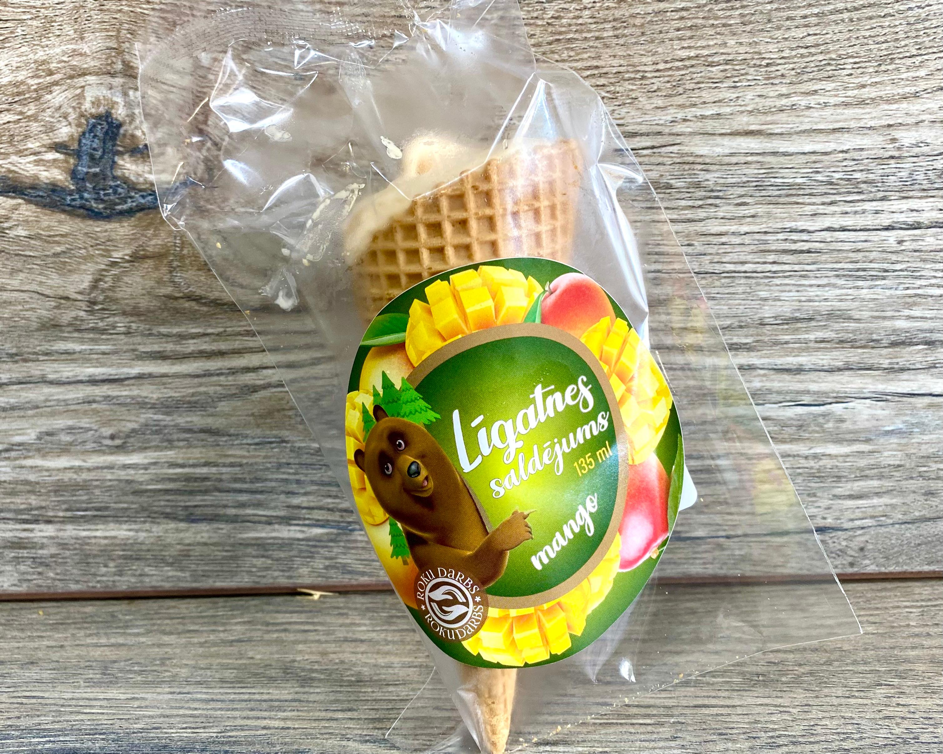 Mango krējuma saldējums   [ 135 ML ]