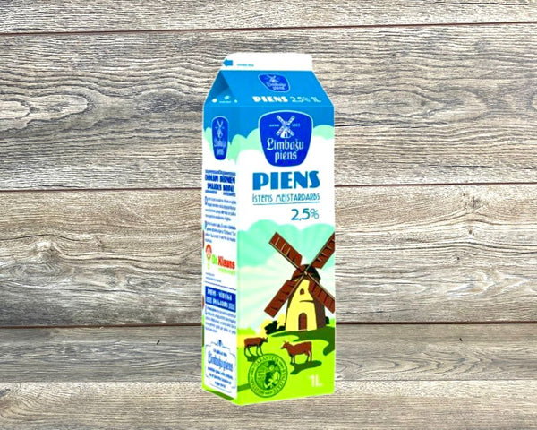 Limbažu piens 2.5% [ 1 L ]