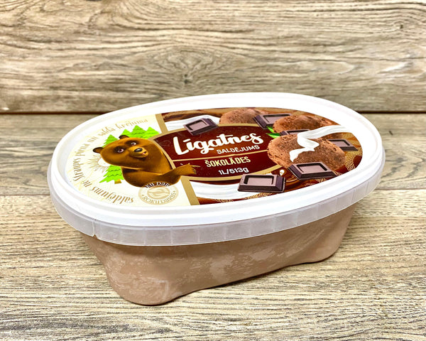 Šokolādes saldējums  Līgatnes   [ 1000 ML ]
