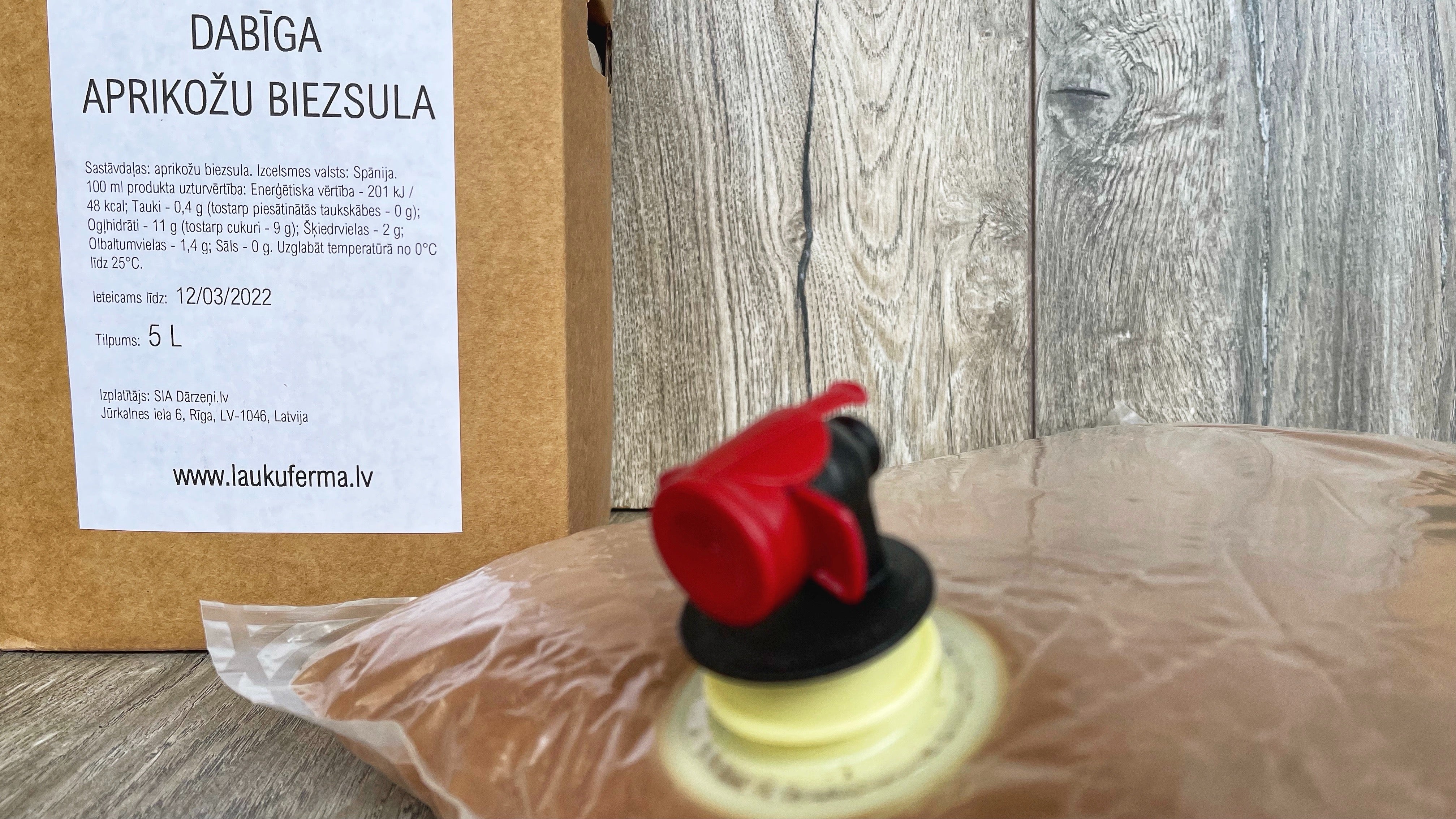 Dabīga Aprikožu Biezsula [ 5 L ]