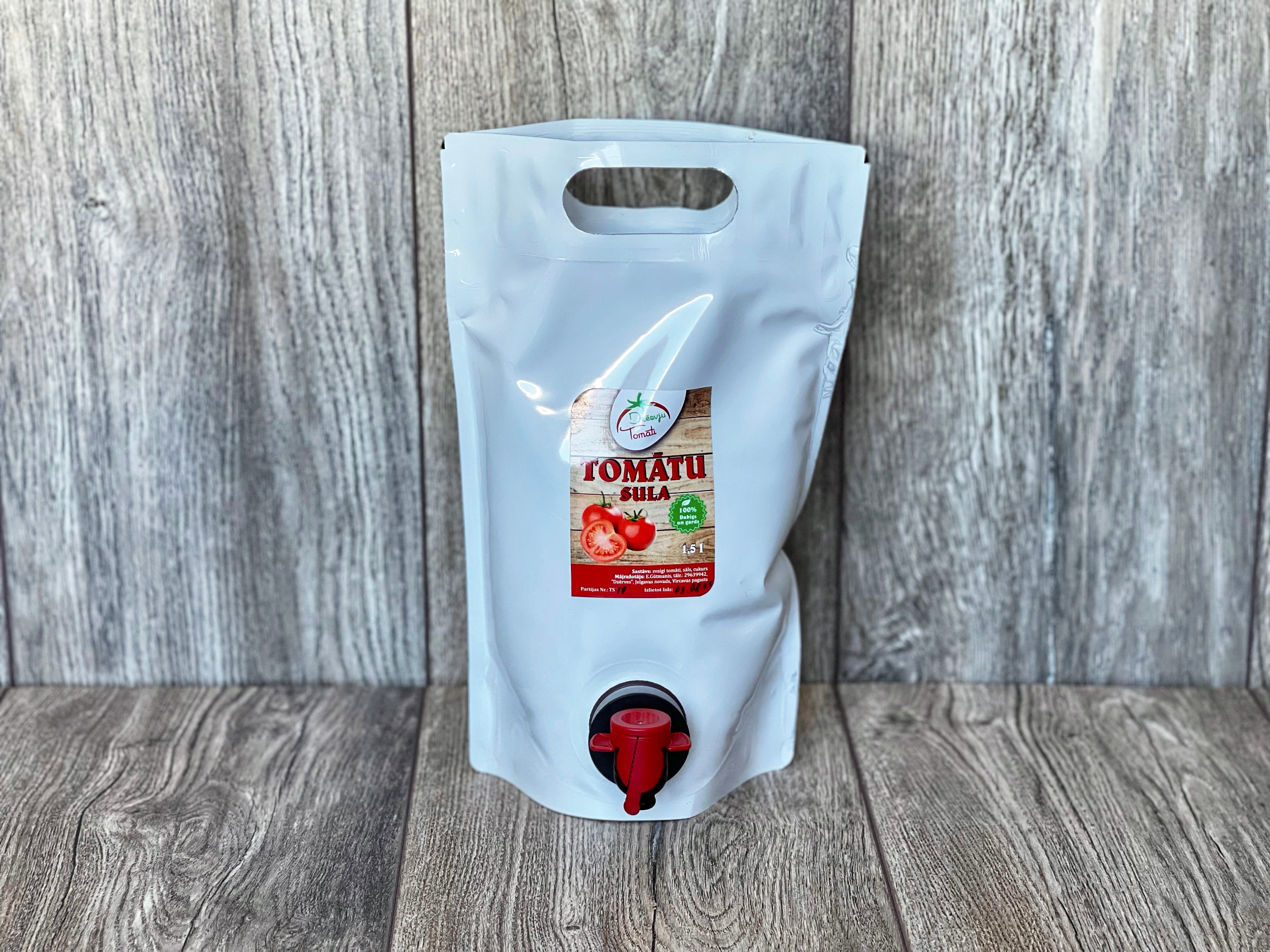 Dabīga tomātu sula [ 1,5 L ]