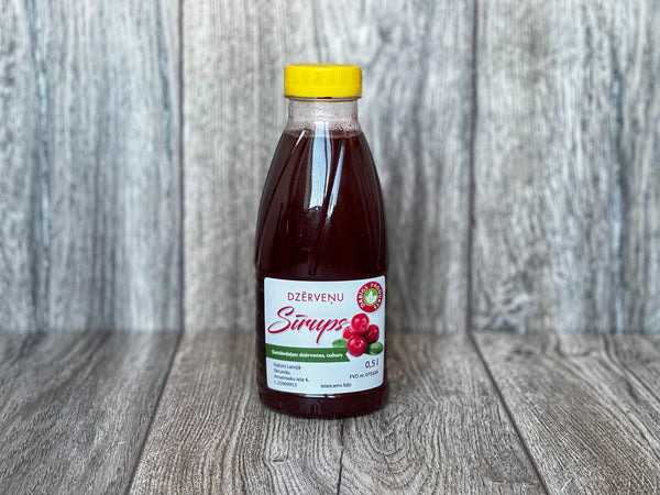 Dzērveņu sīrups  [ 500 ML ]